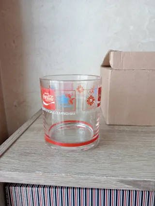 Set 4 Bicchieri Coca Cola Olimpiadi 1984