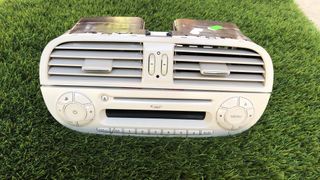 Radio CD Original Fiat 500 Blanco