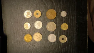 Lote monedas España, Portugal, Inglaterra