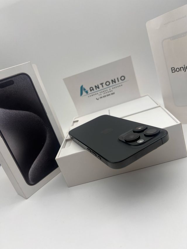 IPHONE 15 PRO CON GARANTIA Y 100% SALUD