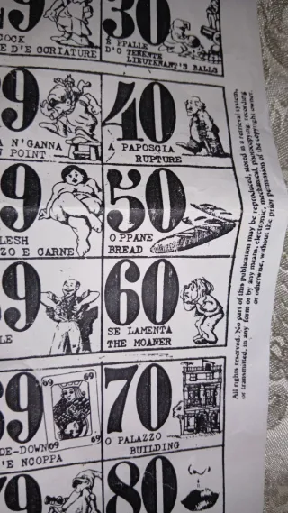 Tombola Napoletana - Gioco di carte