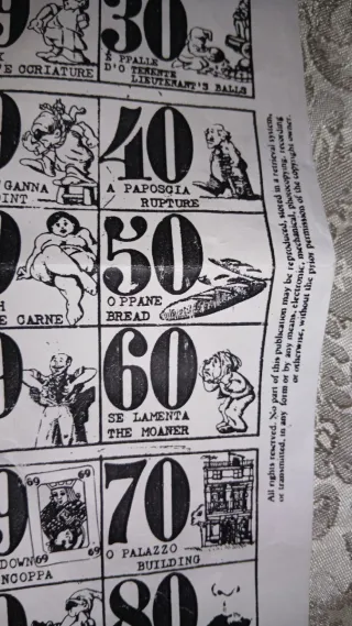 Tombola Napoletana - Gioco di carte