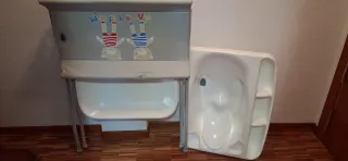 Bañera y cambiador bebé
