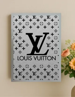 Quadro Louis Vuitton  Nero Argento
