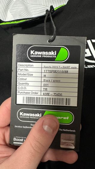 Camiseta Kawasaki Sports 2023 T-Shirt M y L