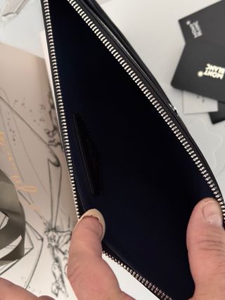 Estuche Montblanc Meisterstück Piel Negro/Azul