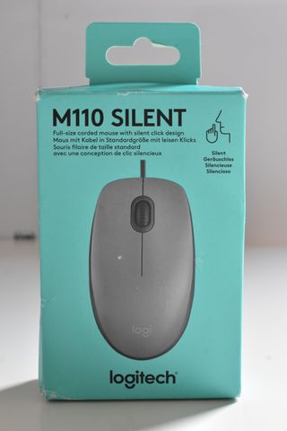 Ratón USB Logitech M110 Gris silent