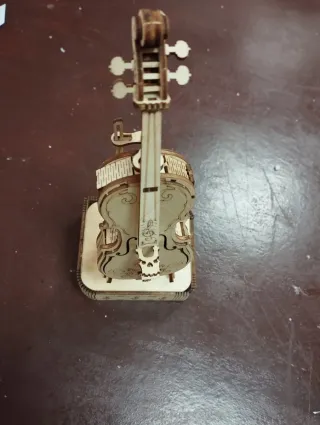 Maqueta Violín Madera Decorativa