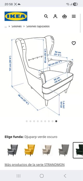 Sofá ikea de terciopelo verde