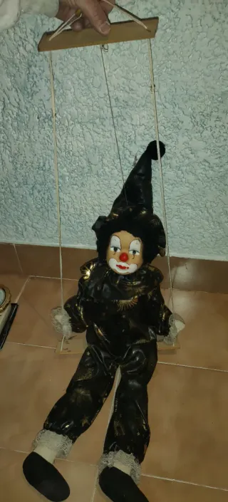 Titella payaso marioneta