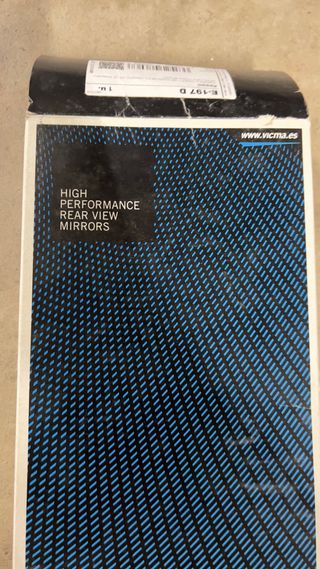 Retrovisor Moto Vintage Cromado