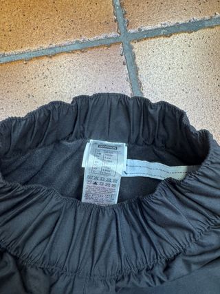 Pantalón de esquí negro wedze 4 años niño niña