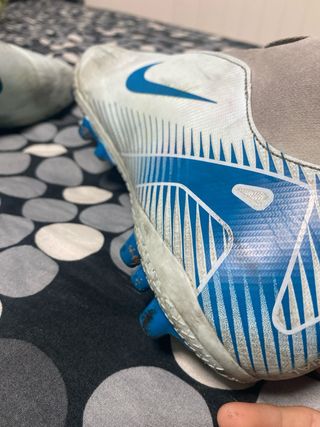 Zapatillas Nike Futbol Zoom Blancas/Azules