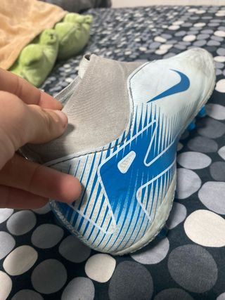 Zapatillas Nike Futbol Zoom Blancas/Azules