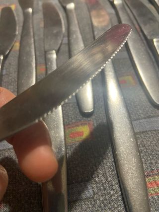 Set 12 Coltelli in Metallo