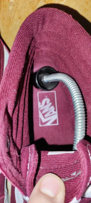 Scarpe Vans Sk8-Hi Viola Bianche