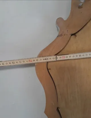 Espejo vintage decorativo con marco tallado