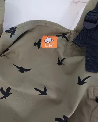 Mochila Portabebés Tula Estampado Pájaros