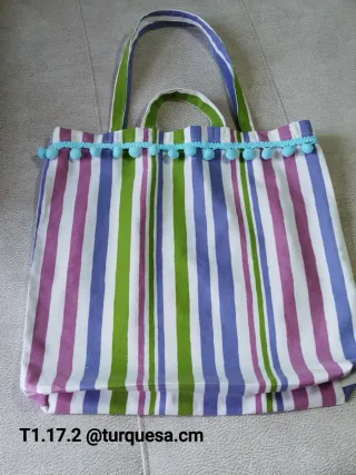 Bolsos Tote de Lonetas estampadas. Handmade. Unica