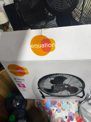 Ventilador Equation 60W Negro