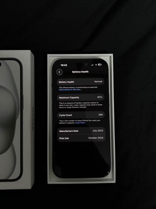 IPHONE 15 128GB NEGRO 90% BATERIA