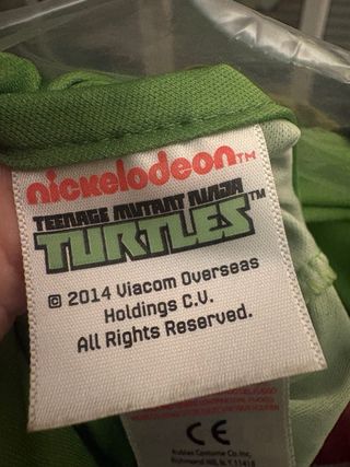 Disfraz Tortugas Ninja Talla 5-6 años