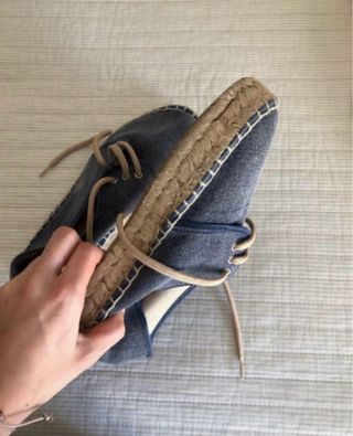 Zapatillas de esparto azul marino