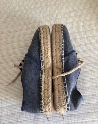 Zapatillas de esparto azul marino