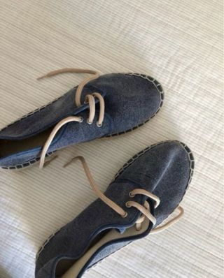 Zapatillas de esparto azul marino