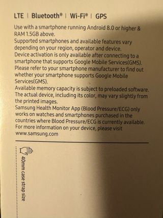 Samsung Galaxy Watch Oro Rosa