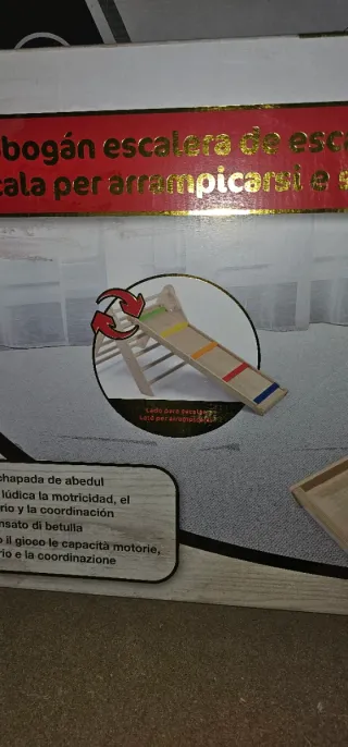 Tobogán Escalera Escalada 2 en 1