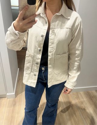 Camisa de pana Zara niña Talla 13/14