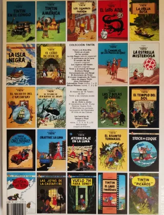 10 Libros TINTIN