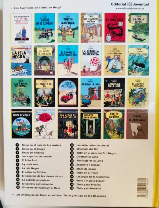 10 Libros TINTIN