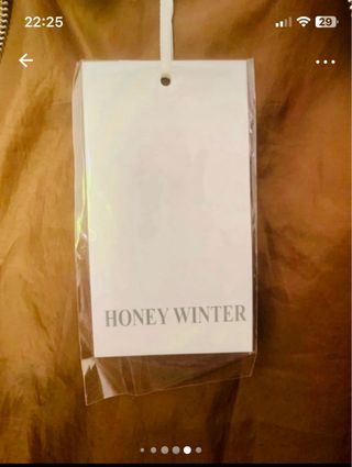 Giacca ecopelle marrone vintage nuova