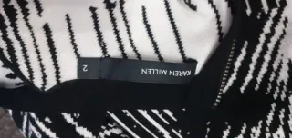 Vestito Karen Millen fantasia bianco nero