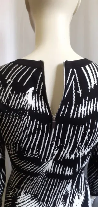 Vestito Karen Millen fantasia bianco nero