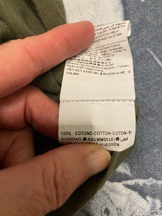 Maglia Benetton manica lunga verde oliva