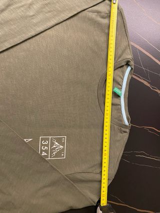 Maglia Benetton manica lunga verde oliva