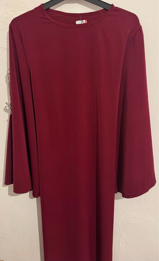 Vestido árabe rojo talla única
