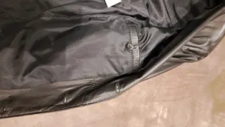 Chaqueta de cuero negra Talla M