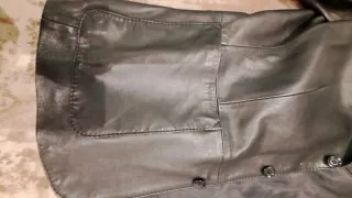 Chaqueta de cuero negra Talla M