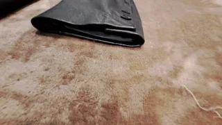 Chaqueta de cuero negra Talla M