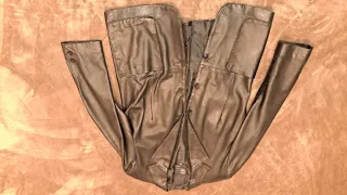 Chaqueta de cuero negra Talla M