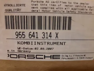Cuadro instrumentos Porsche Cayenne Turbo