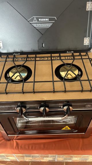 Horno y cocina gas para caravana/camper