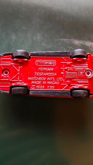 Matchbox Ferrari Testarossa Vintage