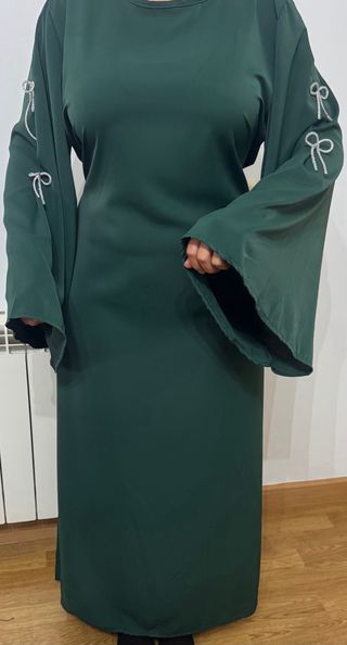 Vestido árabe verde
