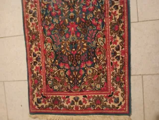 Tappeto Kirman Laver annodato a mano 245x75