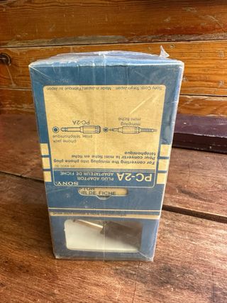 Lote Adaptadores Audio SONY PC-2A - Vintage Nuevo
